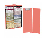 WhiteCoat Clipboard® Vertical - Coral Pharmacy Edition